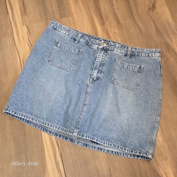 Venezia Pants - Venezia Denim Blue Jean Skort Shorts Womens Casual Skirt Western Pockets 18